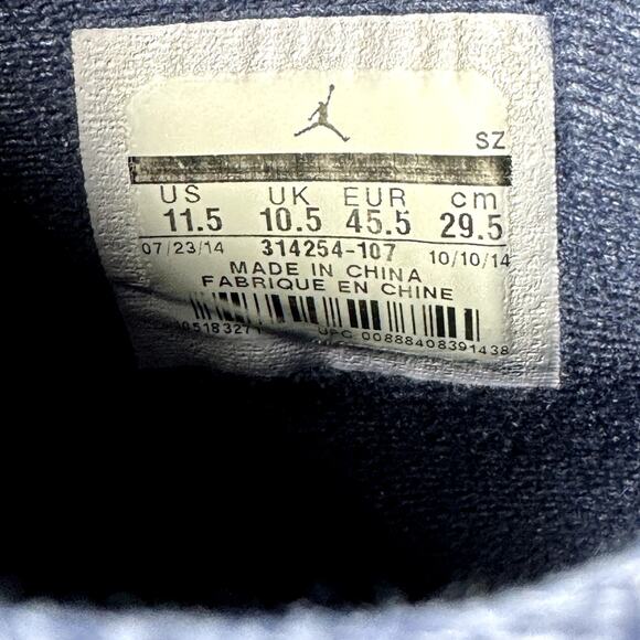 Size 11.5 - Nike Air Jordan 4 Retro LS Columbia 2015 Men's Shoes - Picture 8 of 9